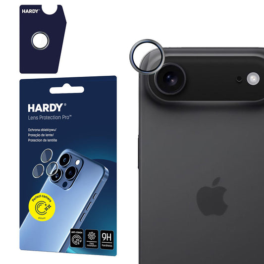 Beskyttelsesfilm til bagkamera 3MK Hardy Protection Pro til Apple iPhone 17 Air, Hærdet Glas, Grå
