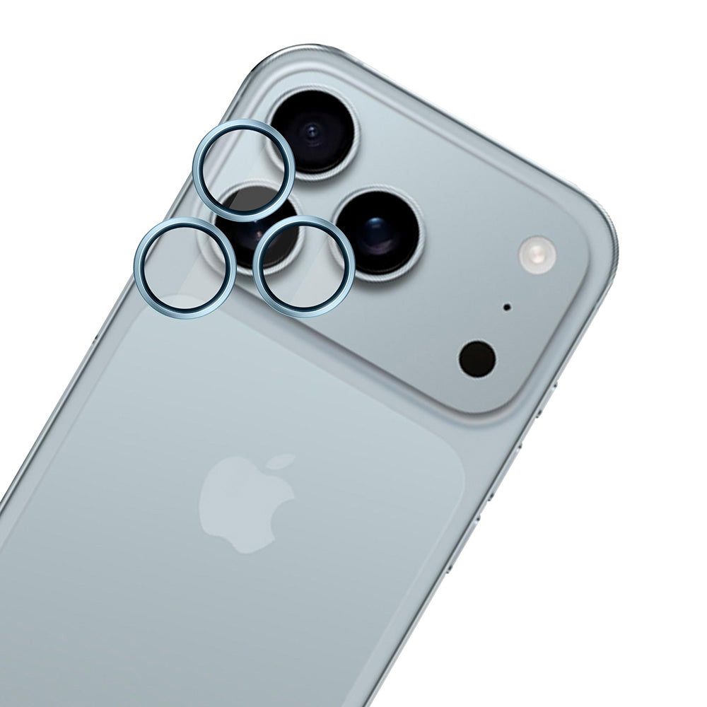 Beskyttelsesfilm til bagkameraet 3MK Hardy Protection Pro til Apple iPhone 17 Pro Max / 17 Pro, Hærdet Glas, Blå