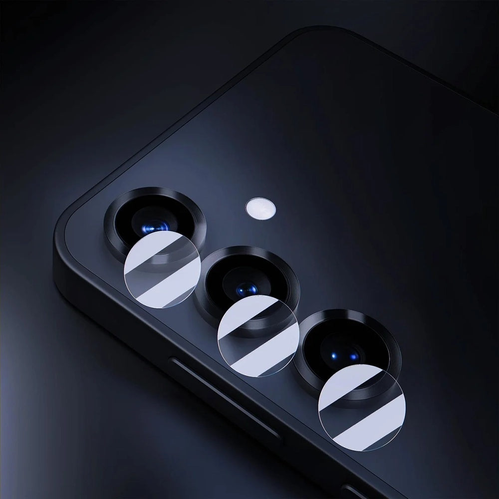 Beskyttelsesfilm til bagkameraet 3MK Protection til Samsung Galaxy S25 FE, Hærdet glas, Sæt med 4 stykker, Gennemsigtig