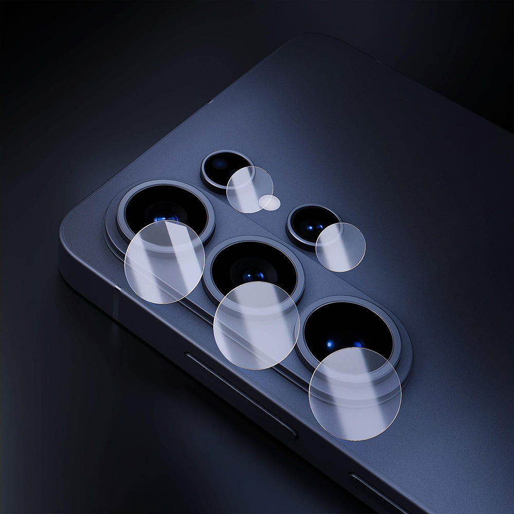 Beskyttelsesfilm til bagkameraet 3MK Protection til Samsung Galaxy S26 Ultra S948, Hærdet glas, Sæt med 4 stykker, Gennemsigtig