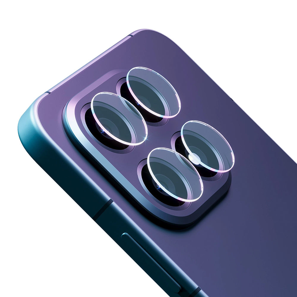 Beskyttelsesfilm til bagkameraet 3MK Protection til Xiaomi Poco F8 Ultra, Hærdet glas, Sæt med 4 stykker, Gennemsigtig