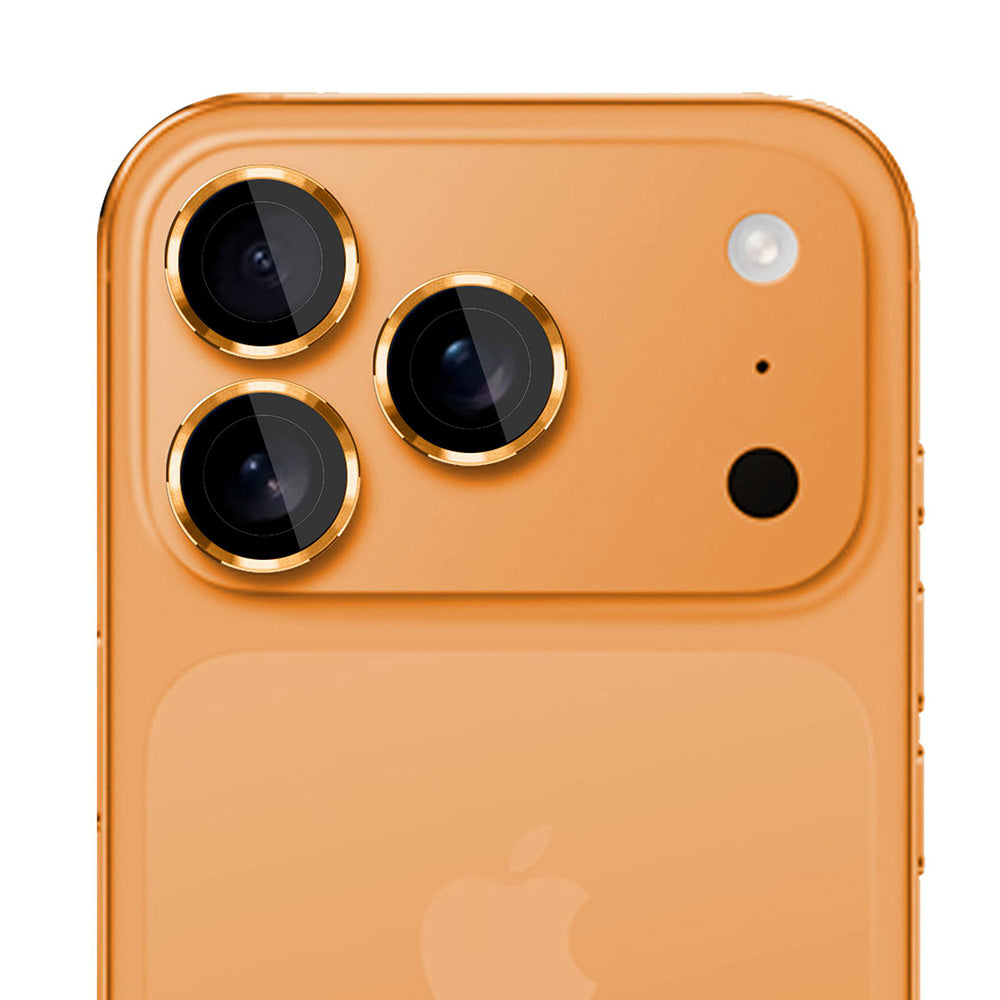 Rear Camera Protection Film 3MK Protection Pro for Apple iPhone 17 Pro Max / 17 Pro, Tempered Glass, Orange