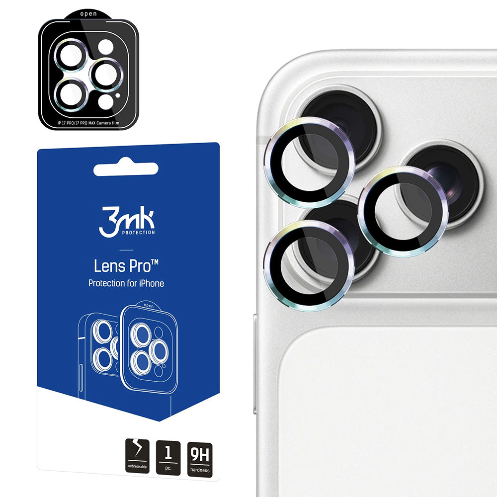 Beskyttelsesfilm til Bagkamera 3MK Protection Pro til Apple iPhone 18 Pro / 18 Pro Max, Hærdet Glas, Multifarvet
