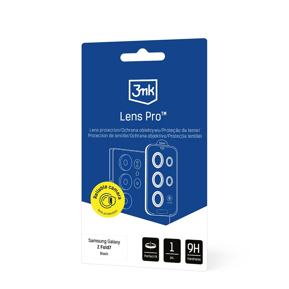 Beskyttelsesfilm til bagkamera 3MK Protection Pro til Samsung Galaxy Z Fold7 F966, hærdet glas, gennemsigtig