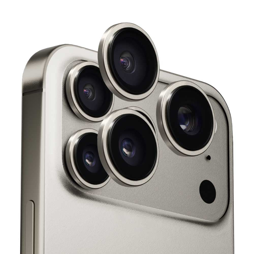 Beskyttelsesfilm til Anank AR bagkamera for Apple iPhone 17 Pro Max / 17 Pro, Hærdet glas, Grå