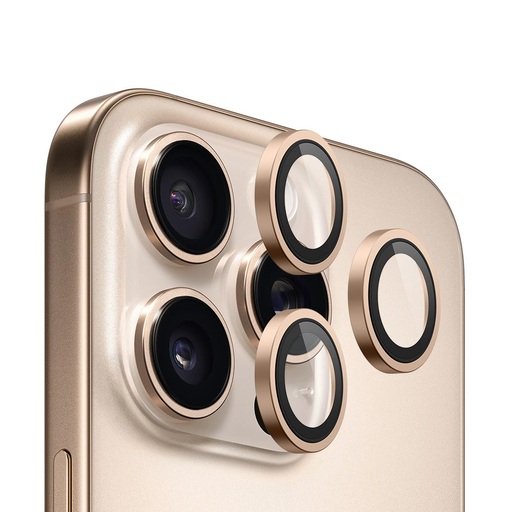 Blueo 99 Anti-Reflekterende HD Bagkamera Beskyttelsesfilm til Apple iPhone 16 Pro Max / 16 Pro, Hærdet Glas, Bronze