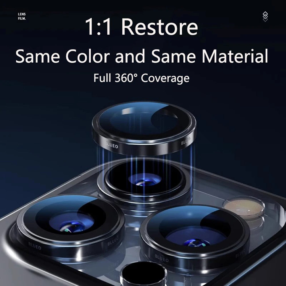 Blueo 99 Anti-Reflekterende HD Bagkamera Beskyttelsesfilm til Apple iPhone 16 Pro Max / 16 Pro, Hærdet Glas, Bronze