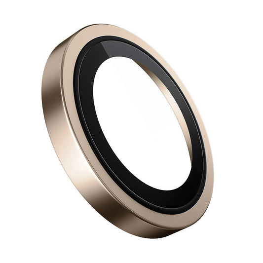 Blueo Metal Frame bagkamera beskyttelsesfilm til Apple iPhone 16 Pro Max / 16 Pro, hærdet glas, bronze