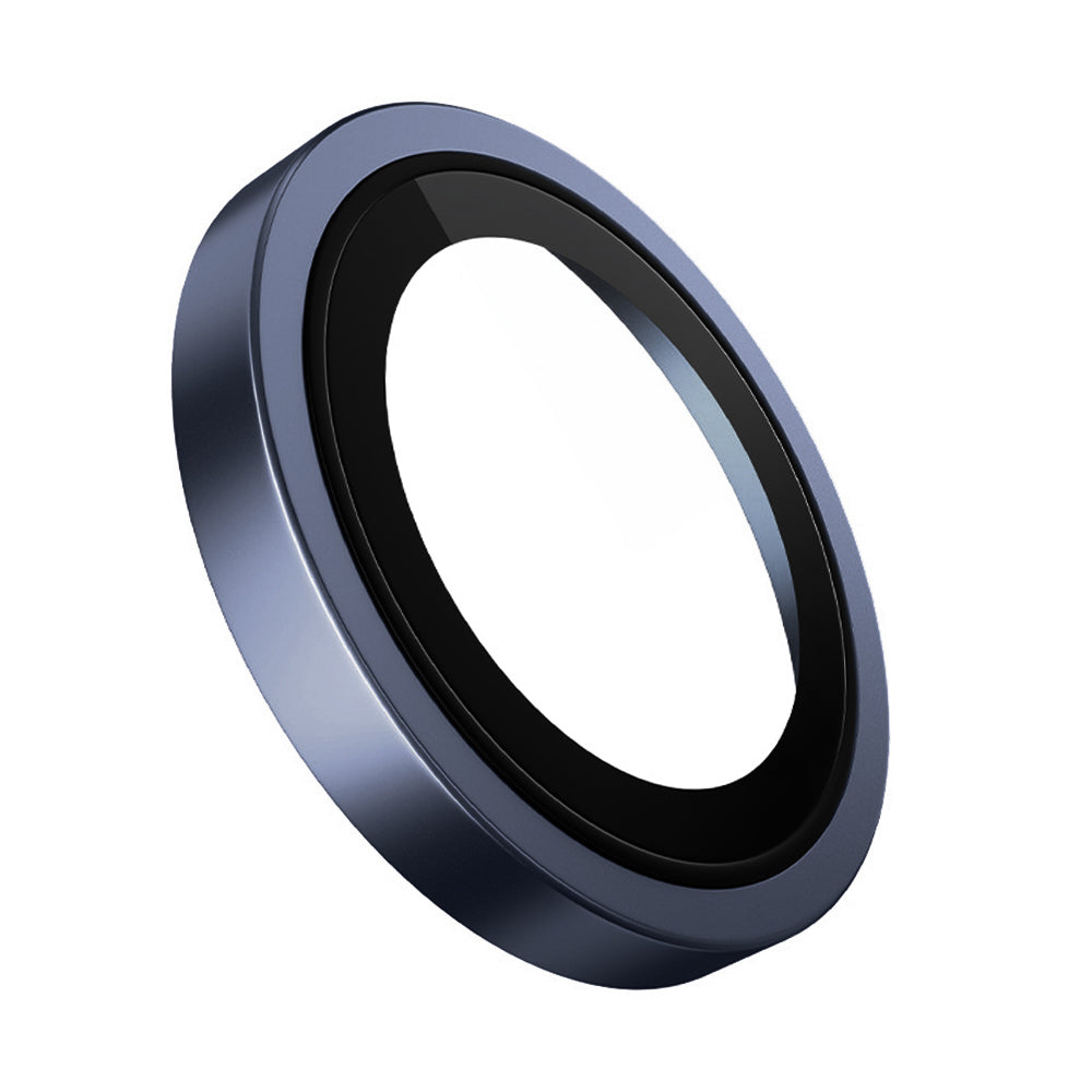 Beskyttelsesfilm til bagkameraet Blueo Metal Frame til Apple iPhone 17 Pro Max / 17 Pro, Hærdet glas, Mørkeblå