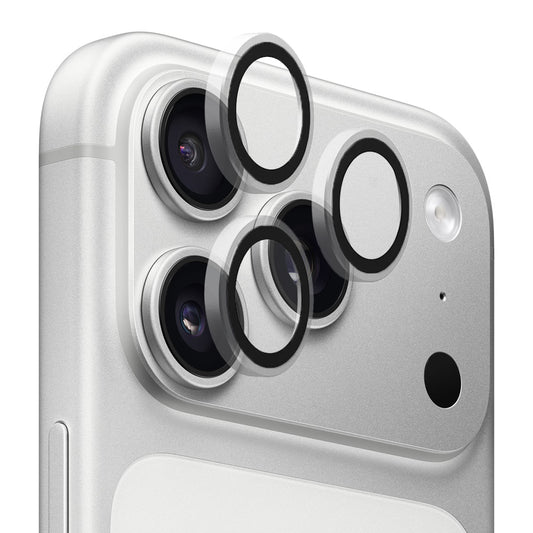 Beskyttelsesfilm til bagkameraet Blueo Metal Frame til Apple iPhone 17 Pro Max / 17 Pro, Hærdet glas, Transparent