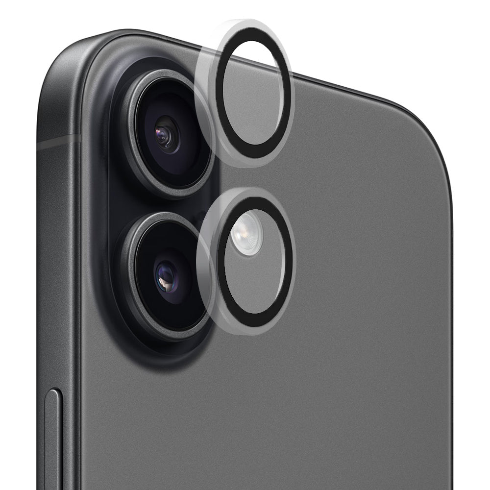 Beskyttelsesfilm til bagkameraet Blueo Metal Frame til Apple iPhone 17, Hærdet glas, Transparent