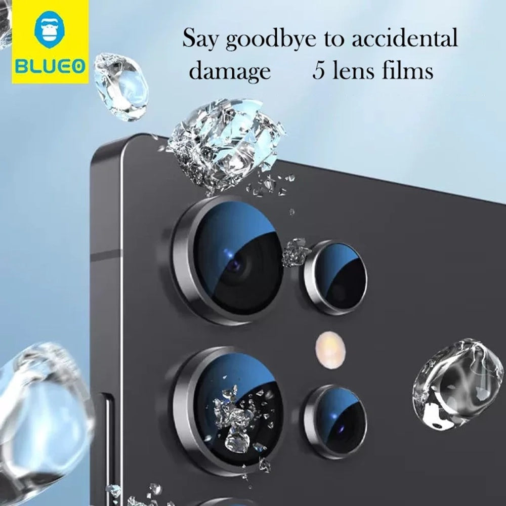 Blueo bagkamera beskyttelsesfilm til Samsung Galaxy Z Fold8 F971, hærdet glas, sølv