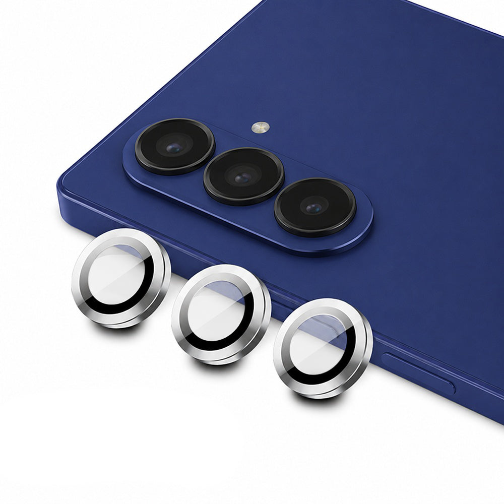 Blueo bagkamera beskyttelsesfilm til Samsung Galaxy Z Fold8 Ultra F976 / Z Fold7 F966, hærdet glas, sølv