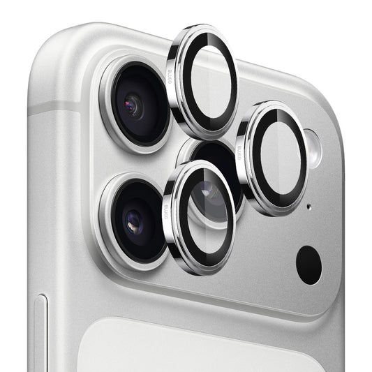 Beskyttelsesfilm til bagsidekameraet Blueo Sapphire Crystal til Apple iPhone 17 Pro Max / 17 Pro, Hærdet glas, Sølvfarvet