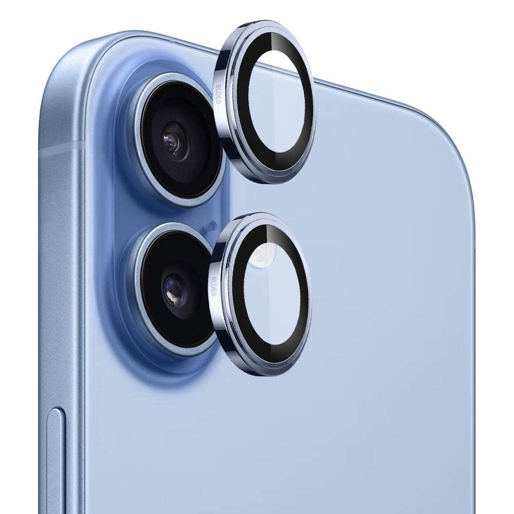 Beskyttelsesfilm til bagkameraet Blueo Sapphire Crystal til Apple iPhone 17, Hærdet Glas, Blå