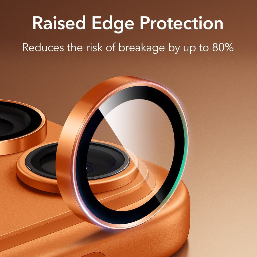 Beskyttelsesfilm til bagkameraet ESR Armorite til Apple iPhone 14 Pro, Hærdet glas, Orange