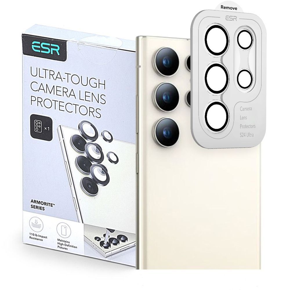 Beskyttelsesfilm til bagkamera ESR Armorite til Samsung Galaxy S25 Ultra S938, Hærdet glas, Gennemsigtig