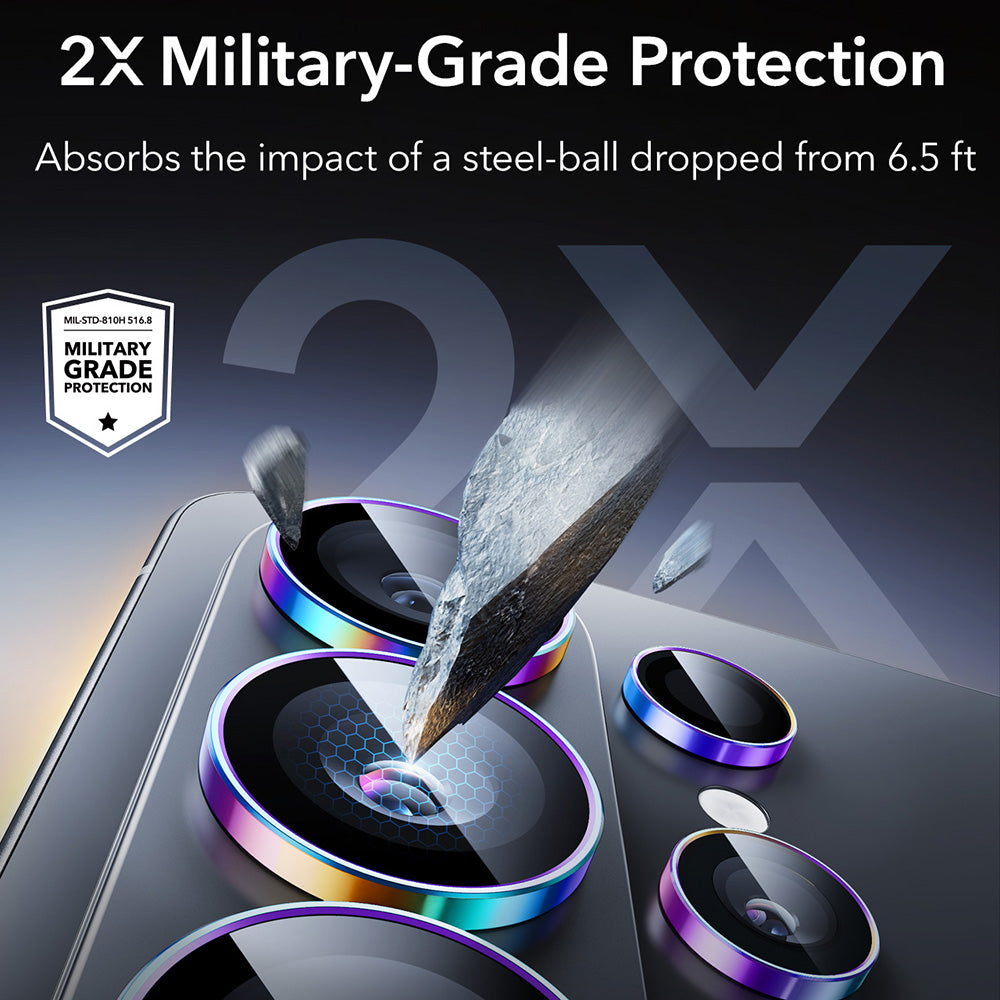 Beskyttelsesfilm til bagkamera ESR Armorite til Samsung Galaxy S26 Ultra S948, Hærdet glas, Flerfarvet