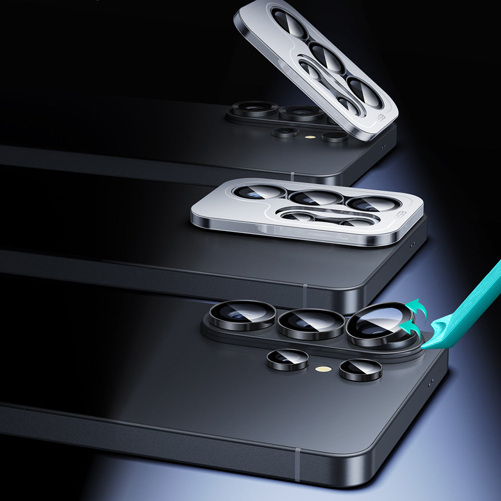 Beskyttelsesfilm til bagkamera ESR Armorite til Samsung Galaxy S26 Ultra S948, Hærdet glas, Sort