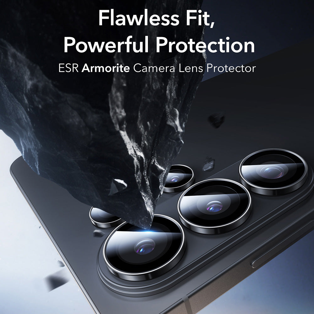 Beskyttelsesfilm til bagkamera ESR Armorite til Samsung Galaxy S26 Ultra S948, Hærdet glas, Sort