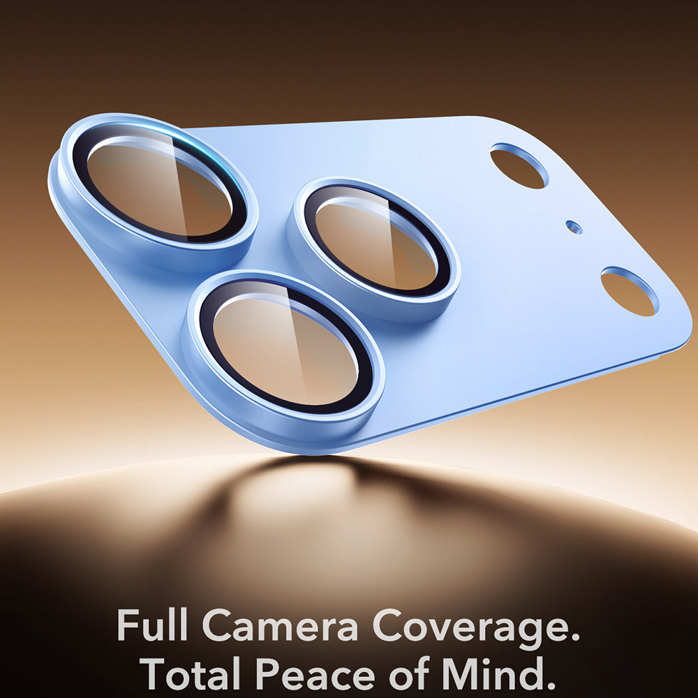 Beskyttelsesfilm til bagkamera ESR Armorite Pro til Apple iPhone 18 Pro Max, hærdet glas, blå