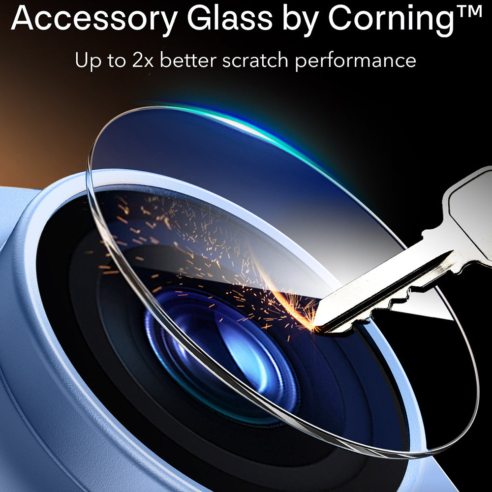 Beskyttelsesfilm til bagkamera ESR Armorite Pro til Apple iPhone 18 Pro Max, hærdet glas, blå