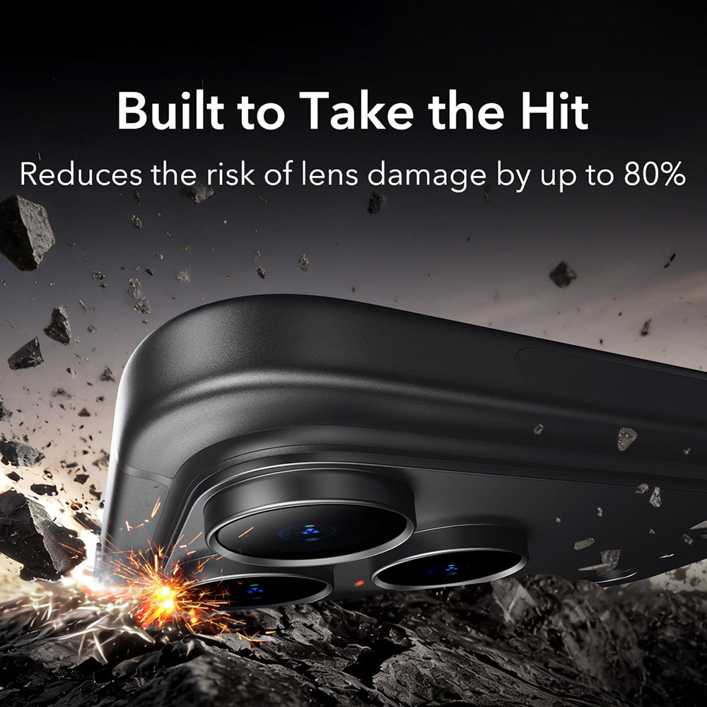 Beskyttersfolie til bagkamera ESR Armorite Pro til Apple iPhone 18 Pro Max, hærdet glas, sort