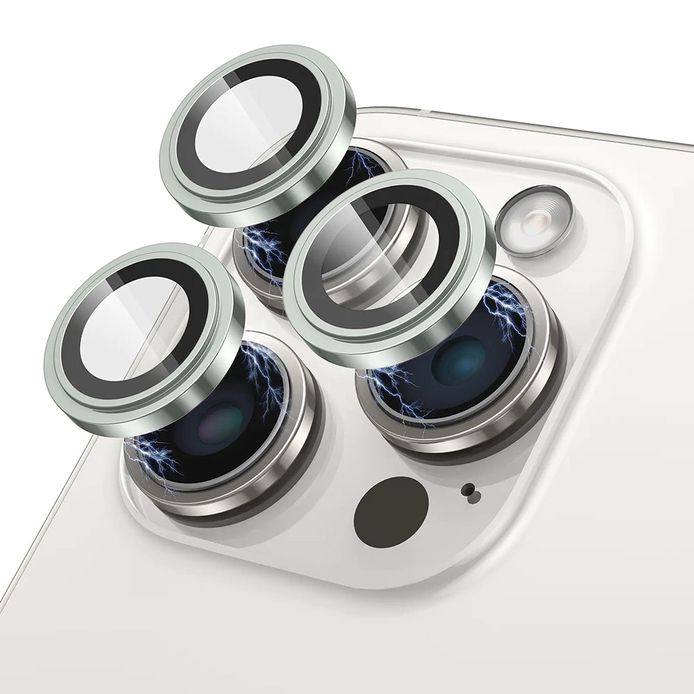 Beskyttelsesfilm til bagkamera Lito S+ til Apple iPhone 17, Hærdet glas, Grøn