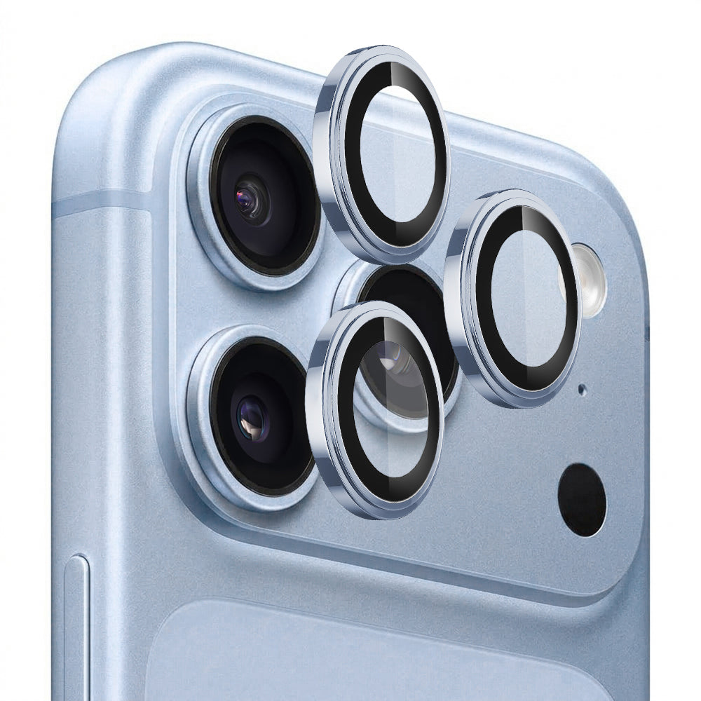 Beskyttelsesfilm til bagkamera Lito S+ til Apple iPhone 18 Pro / 18 Pro Max, hærdet glas, blå