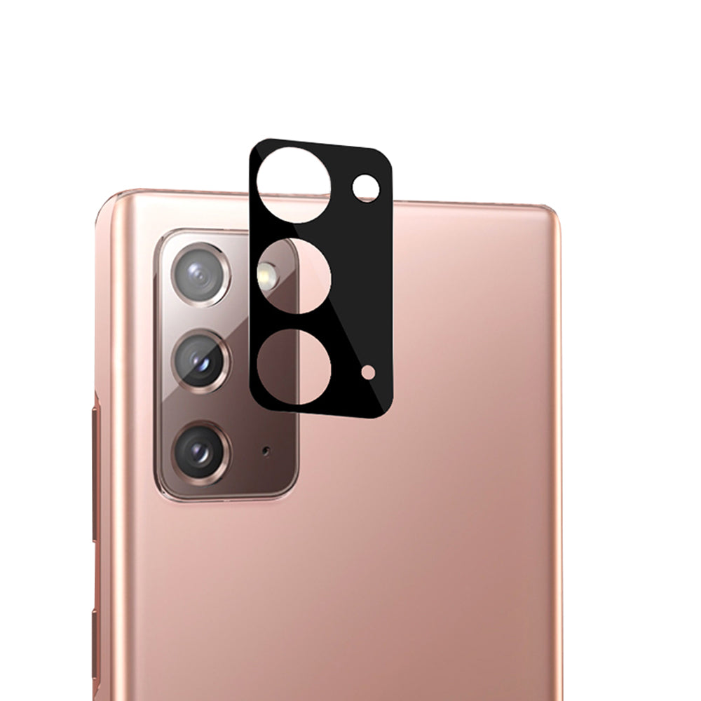 Beskyttelsesfilm til bagkameraet Lito S+ til Samsung Galaxy Note 20 5G N981 / Note 20 N980, Hærdet glas, Sort