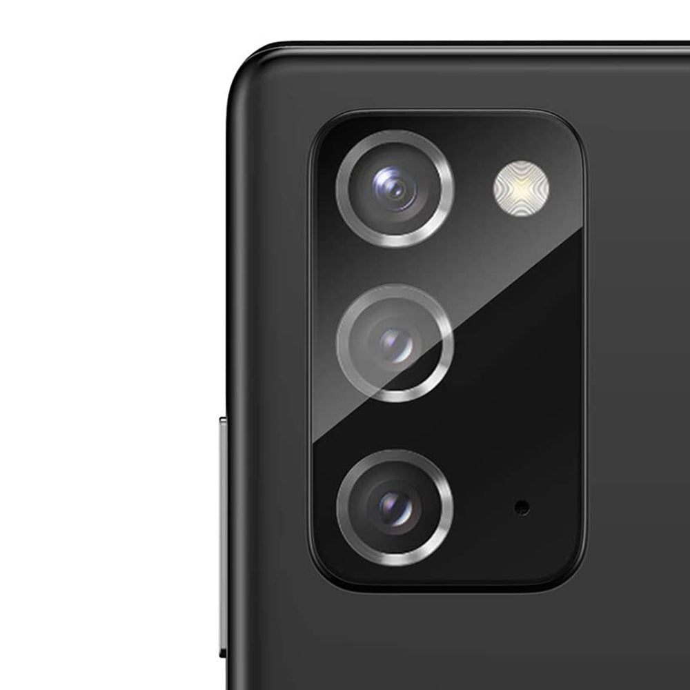 Beskyttelsesfilm til bagkameraet Lito S+ til Samsung Galaxy Note 20 5G N981 / Note 20 N980, Hærdet glas, Sort