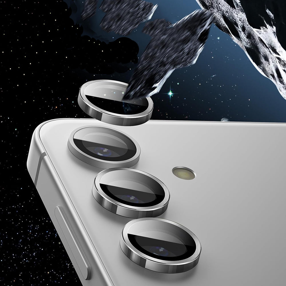 Bagskærmsbeskyttelse Lito S+ til Samsung Galaxy S25+ S936, hærdet glas, sølv