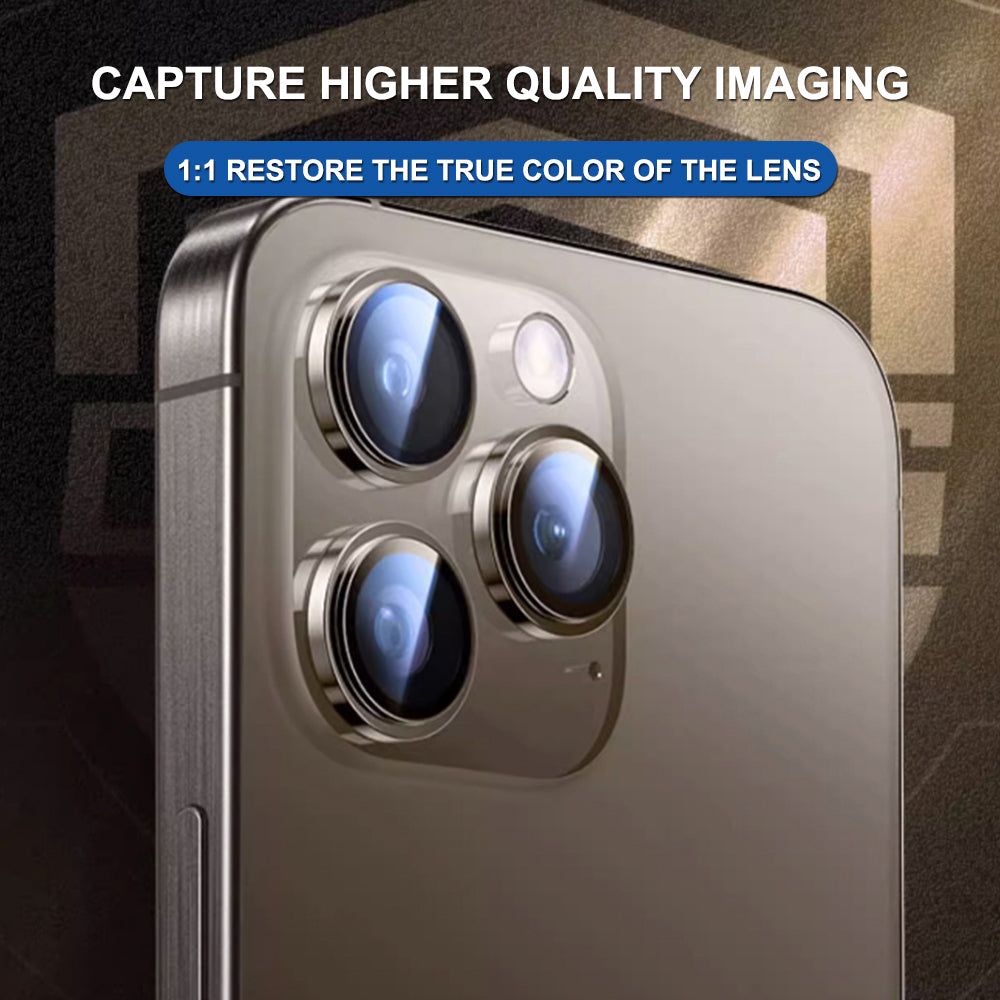 Rear Camera Protection Film Lito Titanium AR for Apple iPhone 17 Air, Tempered Glass, Blue