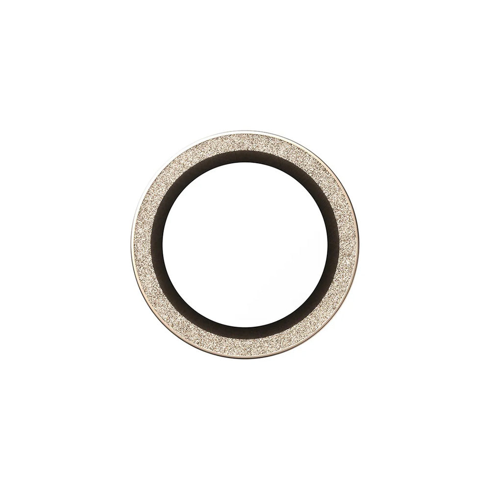 Beskyttelsesfilm til bagkameraet PanzerGlass Hoops Glitter til Apple iPhone 17 Air, Hærdet glas, Gylden