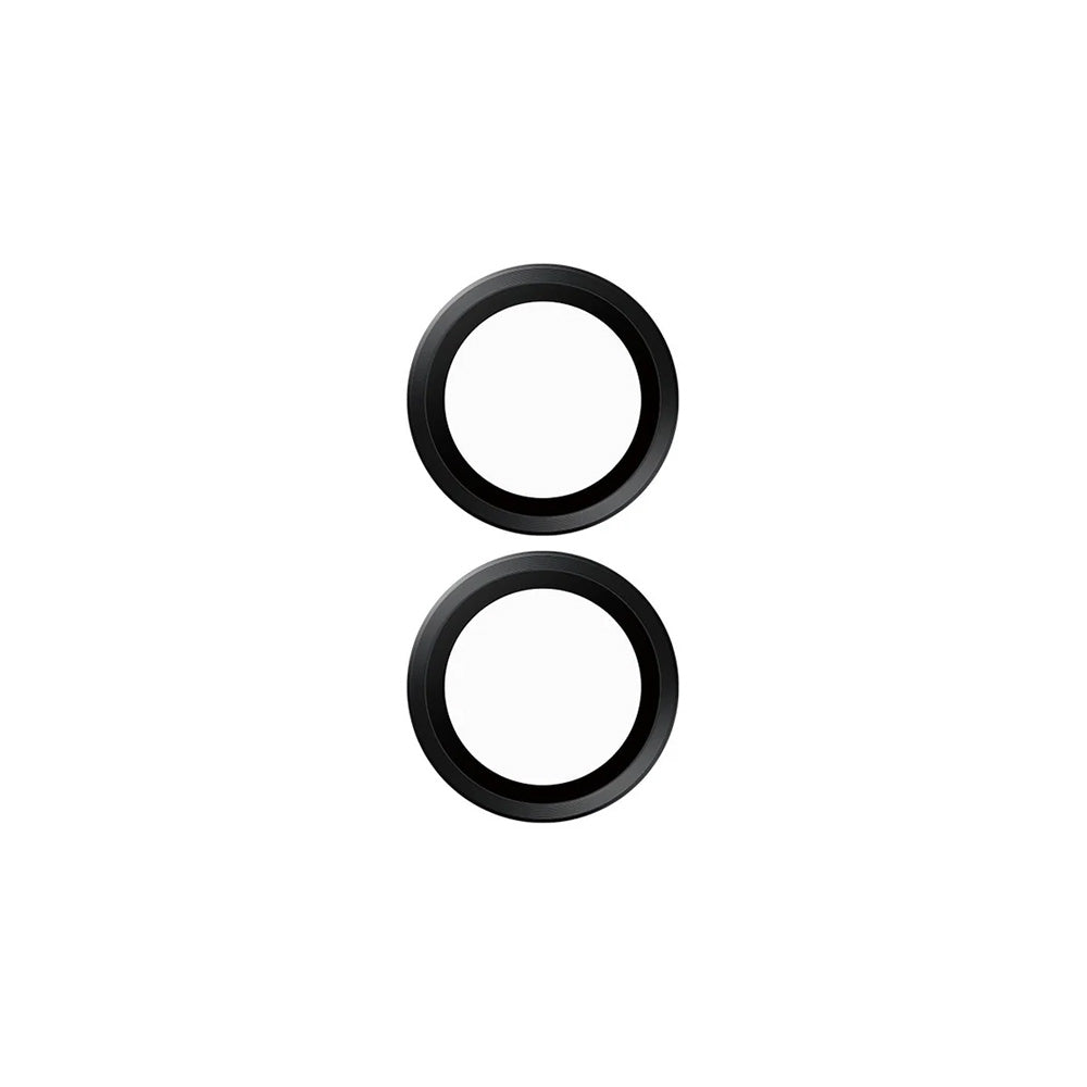 Beskyttelsesfilm til bagkameraet PanzerGlass Hoops til Apple iPhone 16 Plus / 16, Hærdet glas, Sort
