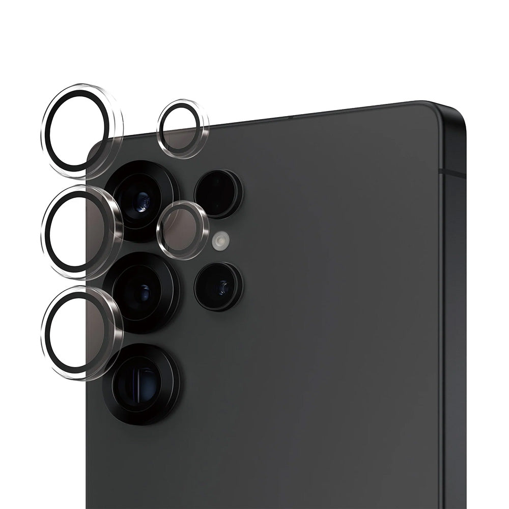 Beskyttelsesfilm til bagkameraet PanzerGlass Hoops til Samsung Galaxy S25 Ultra S938, Hærdet glas, Gennemsigtig