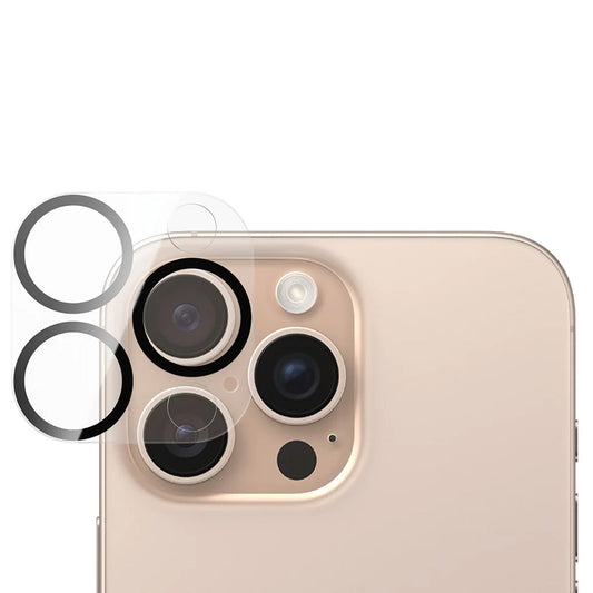 Beskyttelsesfilm til bagkamera PanzerGlass PicturePerfect til Apple iPhone 16 Pro Max / 16 Pro, Hærdet glas, Transparent