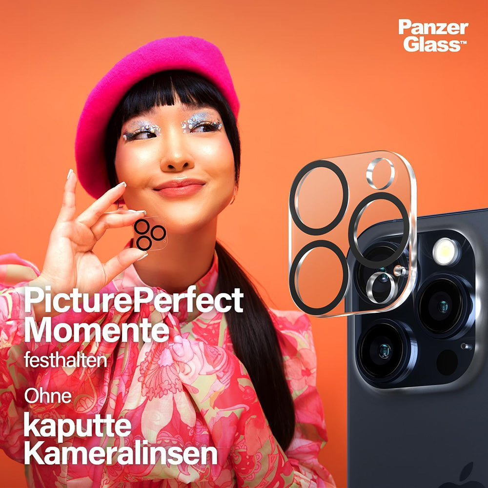 Beskyttelsesfilm til bagkamera PanzerGlass PicturePerfect til Apple iPhone 17, Hærdet glas, Transparent