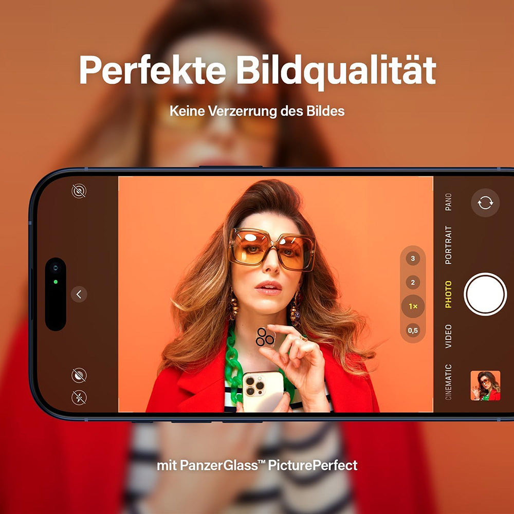 Beskyttelsesfilm til bagkamera PanzerGlass PicturePerfect til Apple iPhone 17, Hærdet glas, Transparent