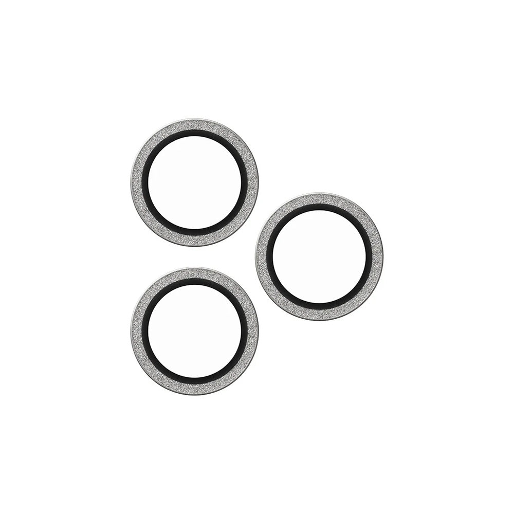 Beskyttelsesfilm til bagkameraet PanzerGlass Safe. Glitter til Apple iPhone 16 Pro Max / 16 Pro, Hærdet glas, Sølvfarvet