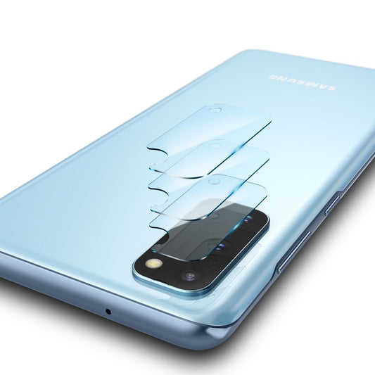Beskyttelsesfilm til bagsidekamera Ringke IDGL til Samsung Galaxy S20 5G G981 / S20 G980, Hærdet glas, Sæt med 3 stykker, Gennemsigtig
