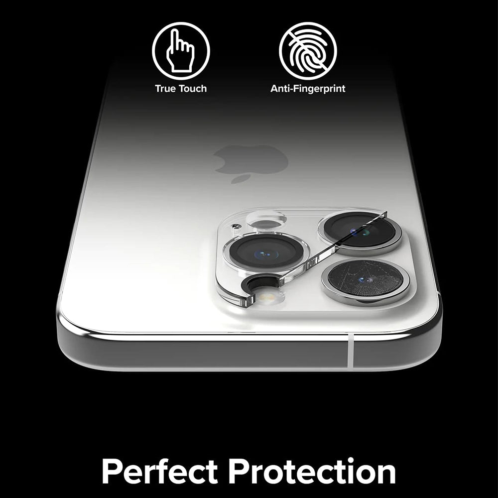 Ringke bagkamera beskyttelsesfilm til Apple iPhone 15 Pro, hærdet glas, sæt med 2 stk., gennemsigtig