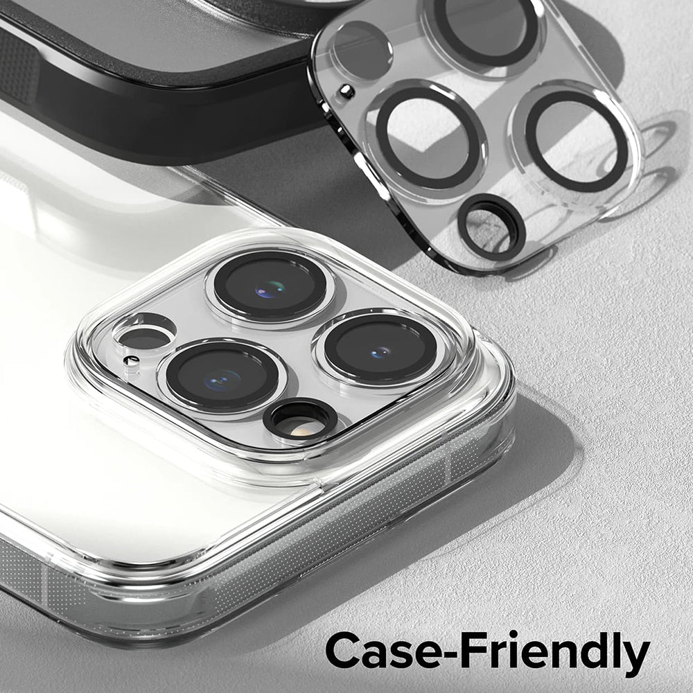 Ringke bagkamera beskyttelsesfilm til Apple iPhone 15 Pro, hærdet glas, sæt med 2 stk., gennemsigtig