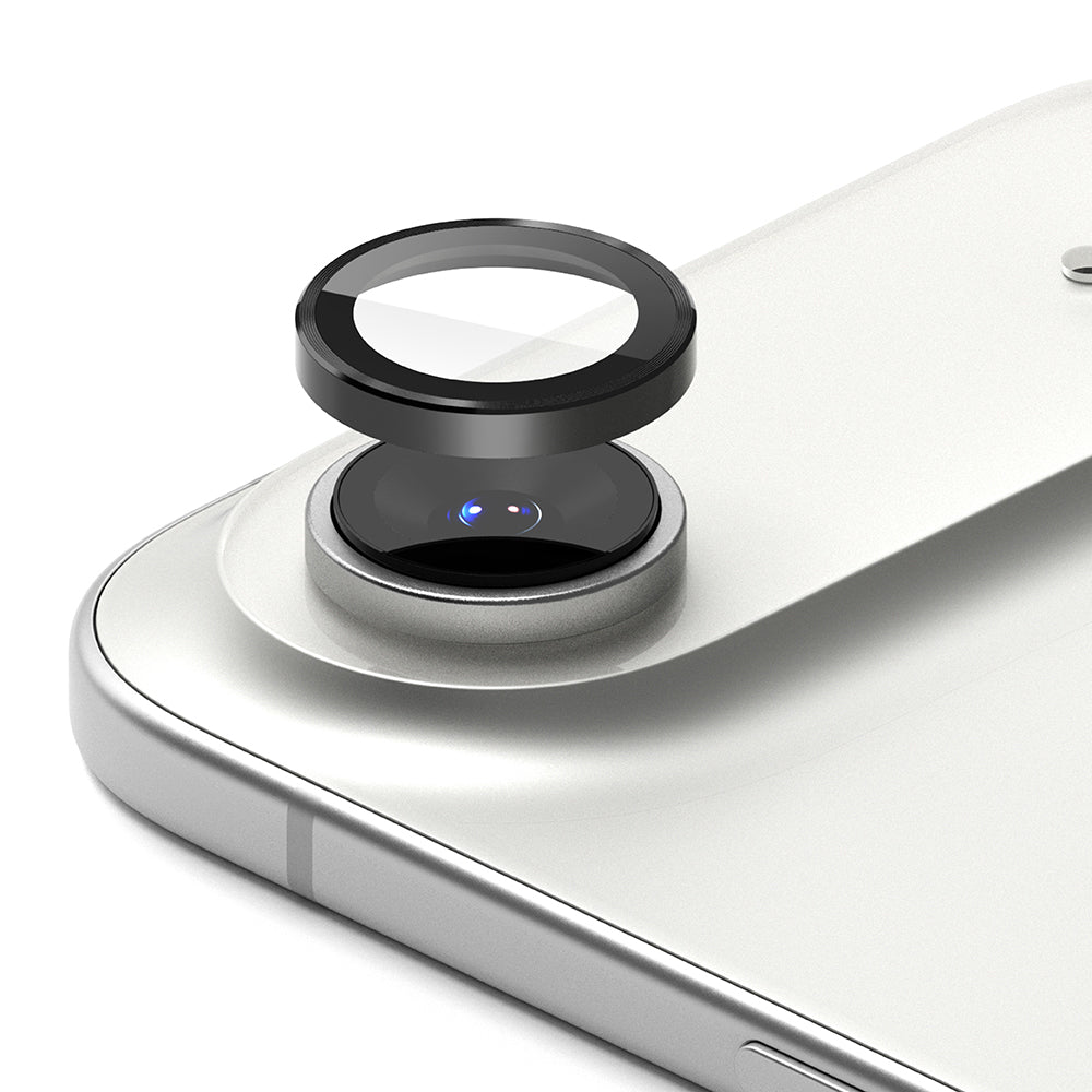 Beskyttelsesfilm til Ringke bagkamera for Apple iPhone 17 Air, Hærdet glas, Sort
