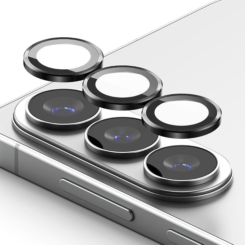 Beskyttelsesfilm til Ringke bagkamera for Samsung Galaxy S26 Plus S947 / S26, Hærdet glas, Sæt med 2 stykker, Sort