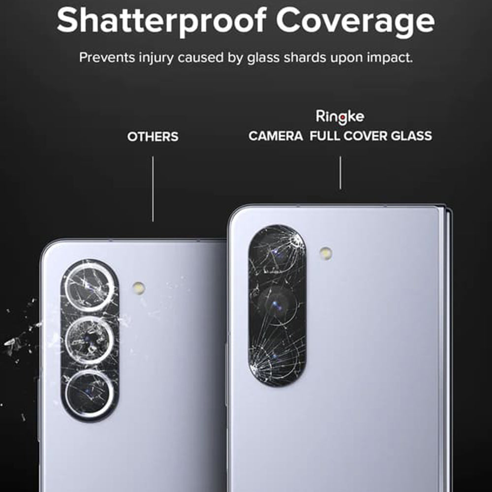 Ringke beskyttelsesfilm til bagkamera til Samsung Galaxy Z Fold5 F946, hærdet glas, sæt med 2 stk., gennemsigtig