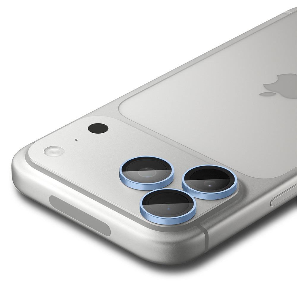 Beskyttelsesfilm til bagkamera Spigen GlastR EZ FIT Optik Pro til Apple iPhone 18 Pro / 18 Pro Max, hærdet glas, sæt med 2 stk., blå AGL12045