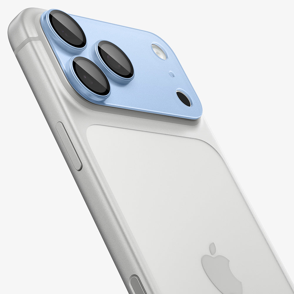 Beskyttelsesfilm til bagkamera Spigen GlastR EZ FIT Optik Pro XL til Apple iPhone 18 Pro, hærdet glas, blå AGL12037