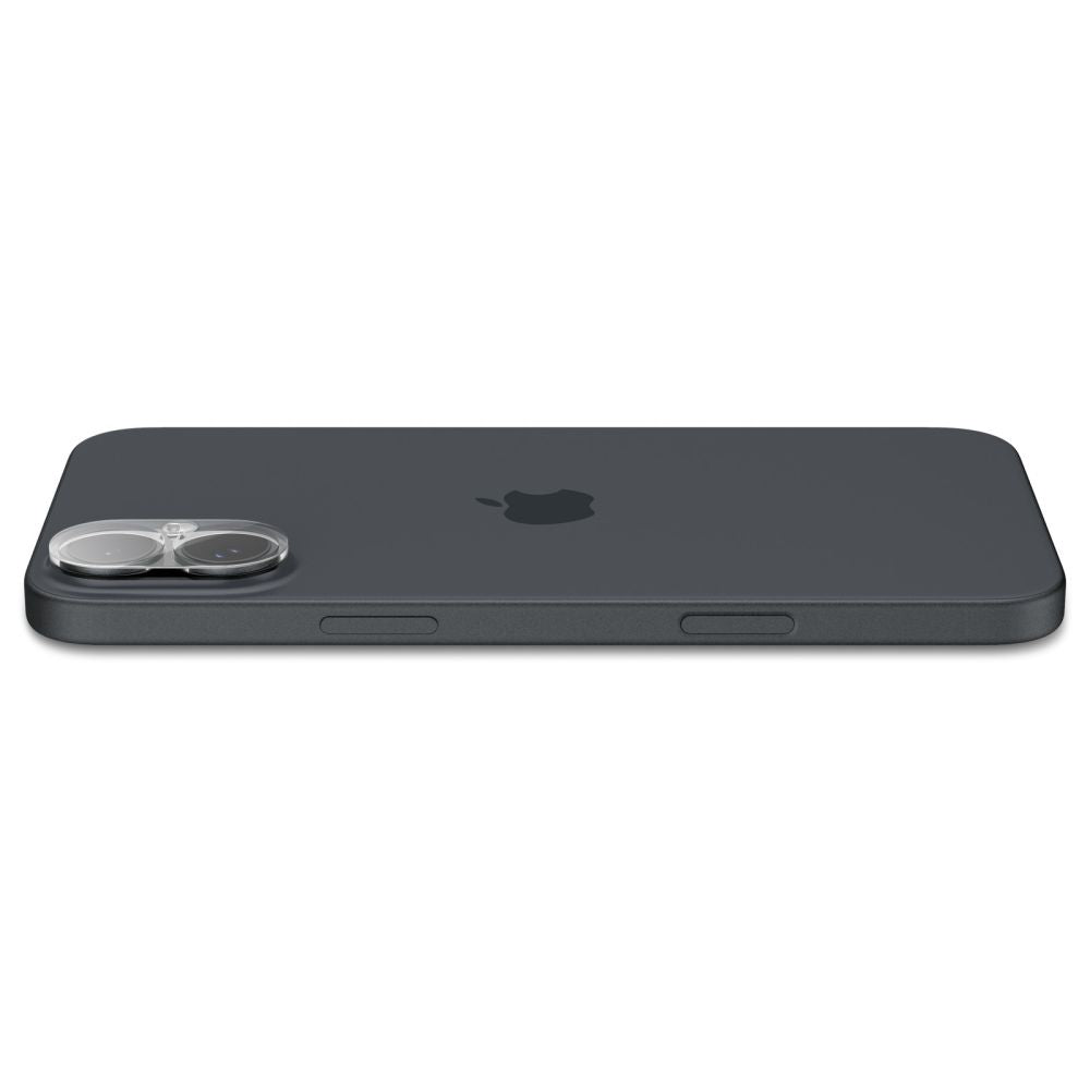 Beskyttelsesfilm til bagkamera Spigen GlastR Optik til Apple iPhone 16 Plus / 16, hærdet glas, sæt med 2 stk., gennemsigtig AGL07923
