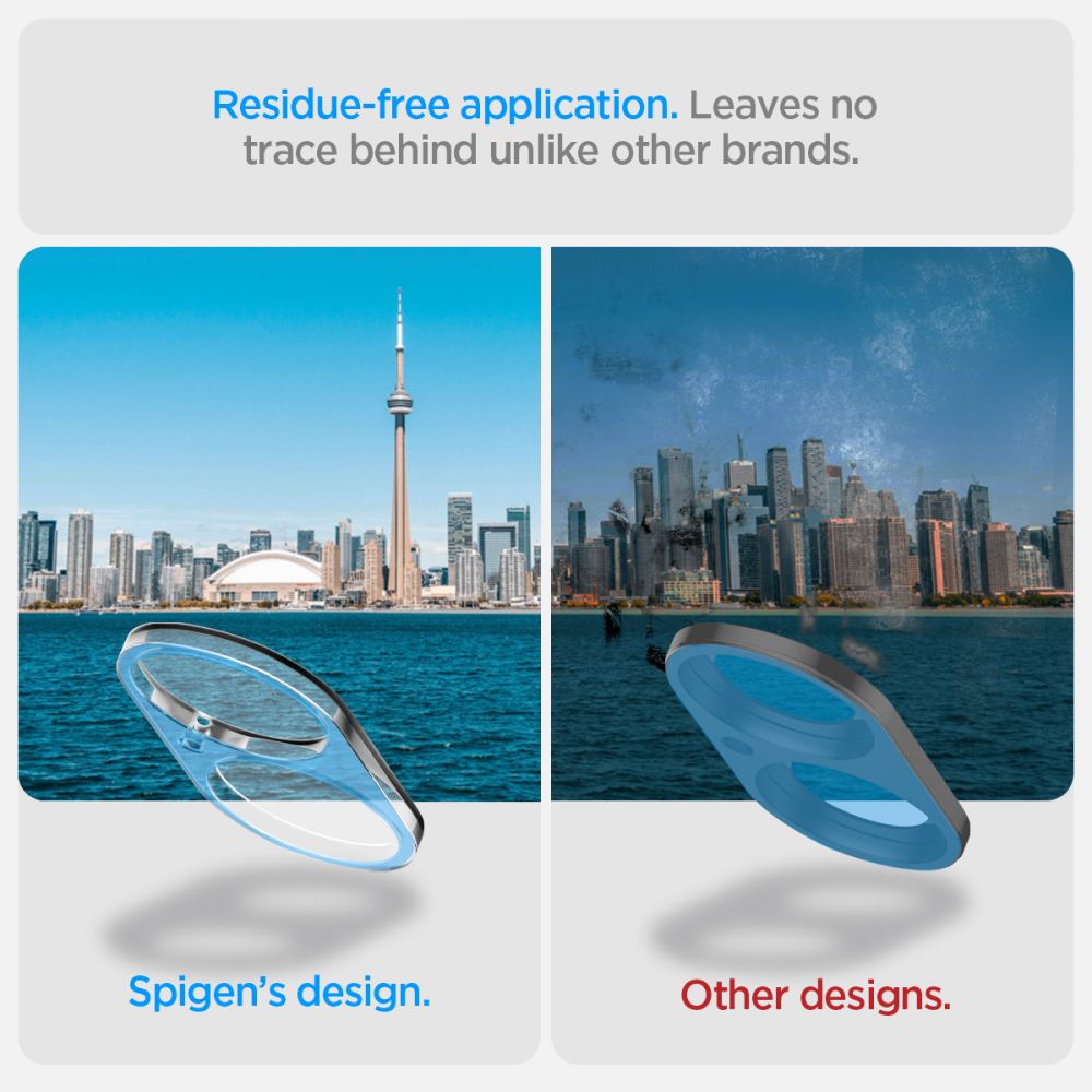 Beskyttelsesfilm til bagkamera Spigen GlastR Optik til Apple iPhone 16 Plus / 16, hærdet glas, sæt med 2 stk., gennemsigtig AGL07923